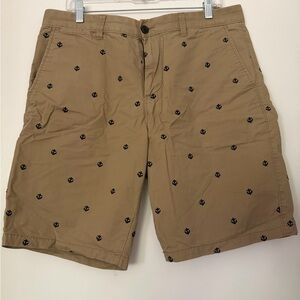 GAP Men's Brown Anchor Print Shorts
